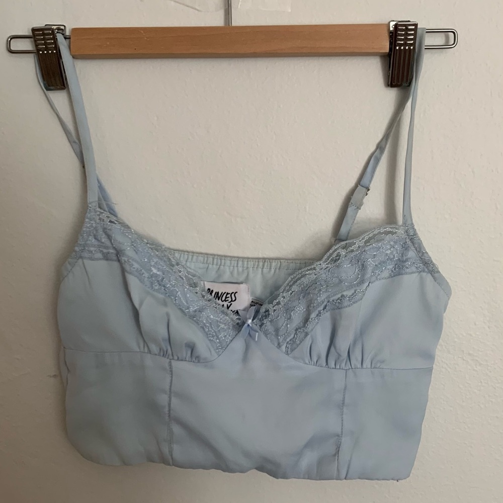 Princess polly Light blue top